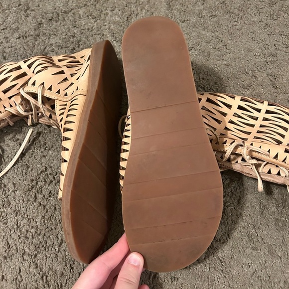 Jeffrey Campbell Tan Gladiator Sandals - Picture 5 of 6